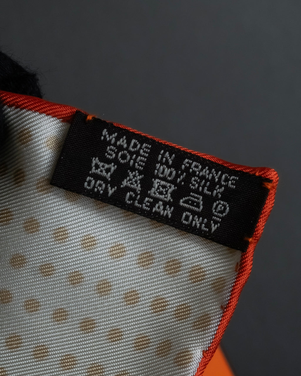 "HERMES" Carré 45 Gavroche MORS DE SELLE scarf