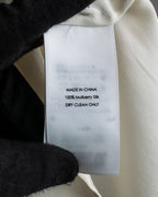 "Ralph Lauren" High density woven silk clerical shirt