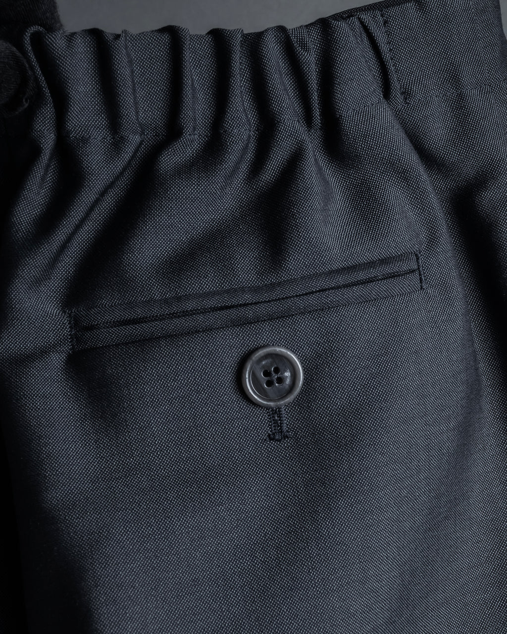 "Acne Studios" Button fly design wide straight slacks