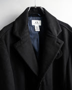 "ARMANI EXCHANGE" Sloth latch design stand color mid-length coat