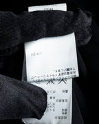 "HELMUT LANG" Leather lapel design, glossy jacket