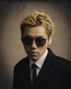 -SPECIAL- “GUCCI” 2010’s Oversized titanium and acetate sunglasses
