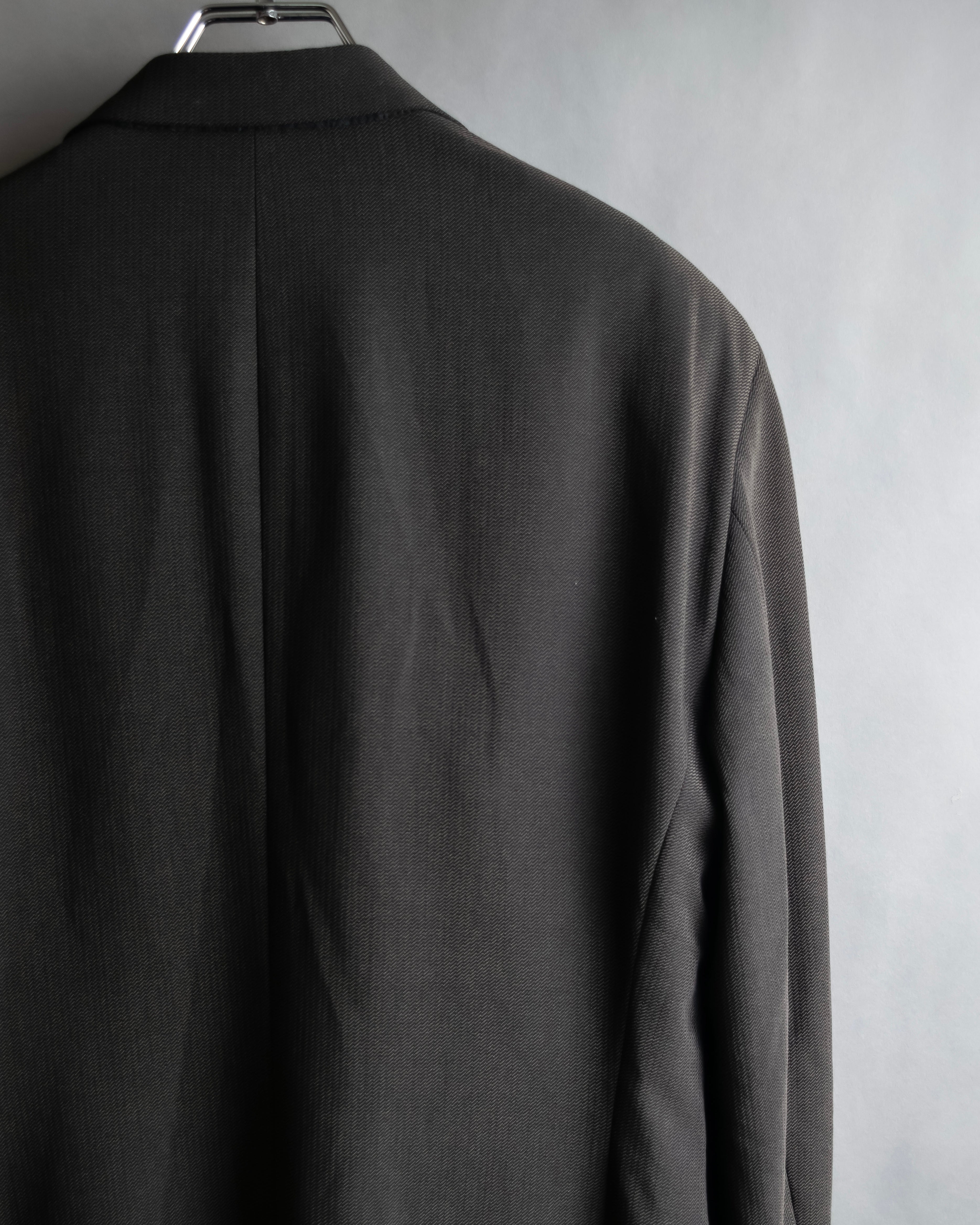 "GIORGIO ARMANI" 90's Oversized brown tailored jacket