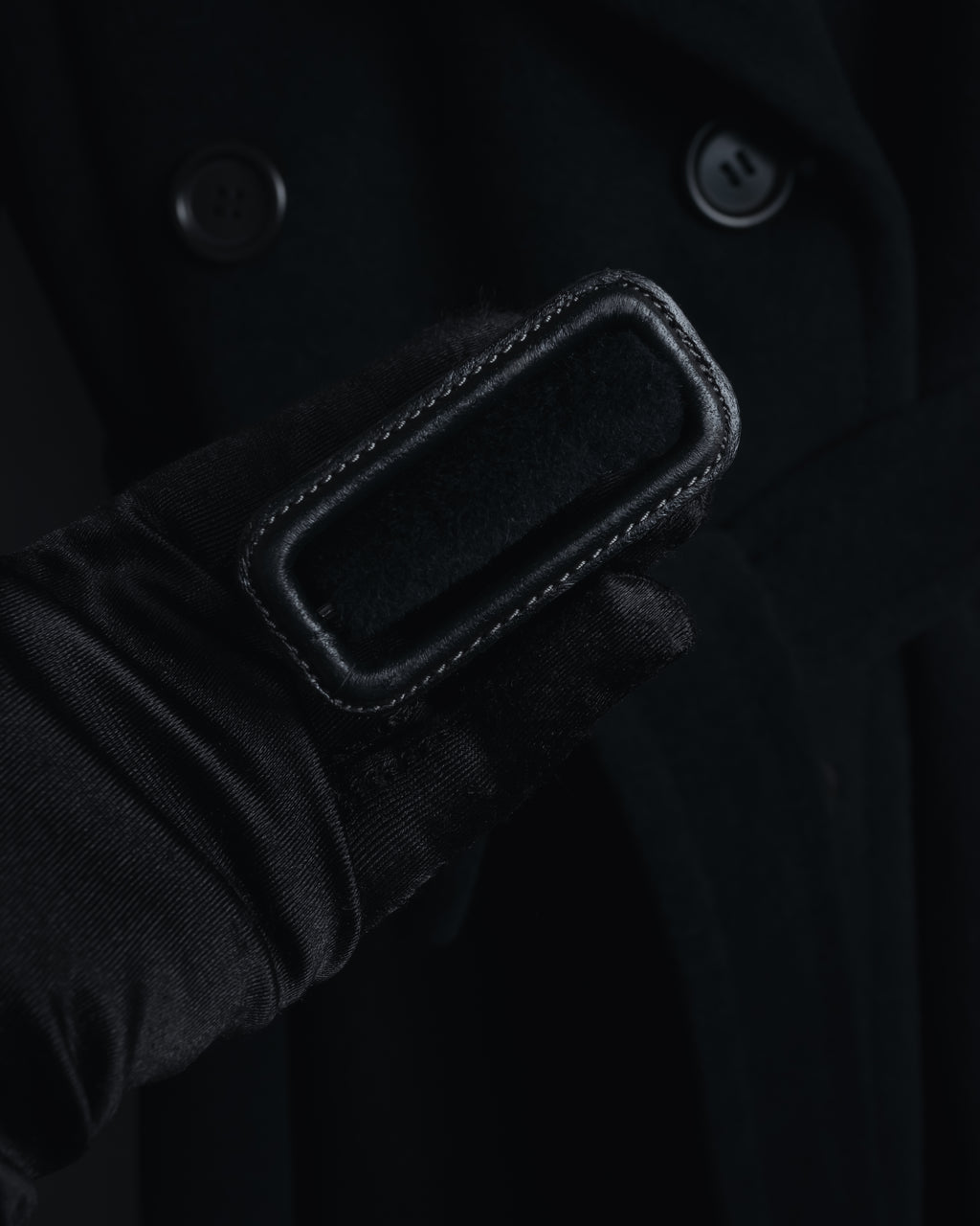 “SOPRANI DONNA” Tailored double-breasted long coat