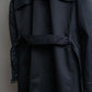 "VALENTINO" Belt docking design leather switching trench coat