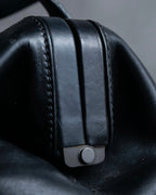 "GUCCI" Vintage gold metal fittings mini doctor bag