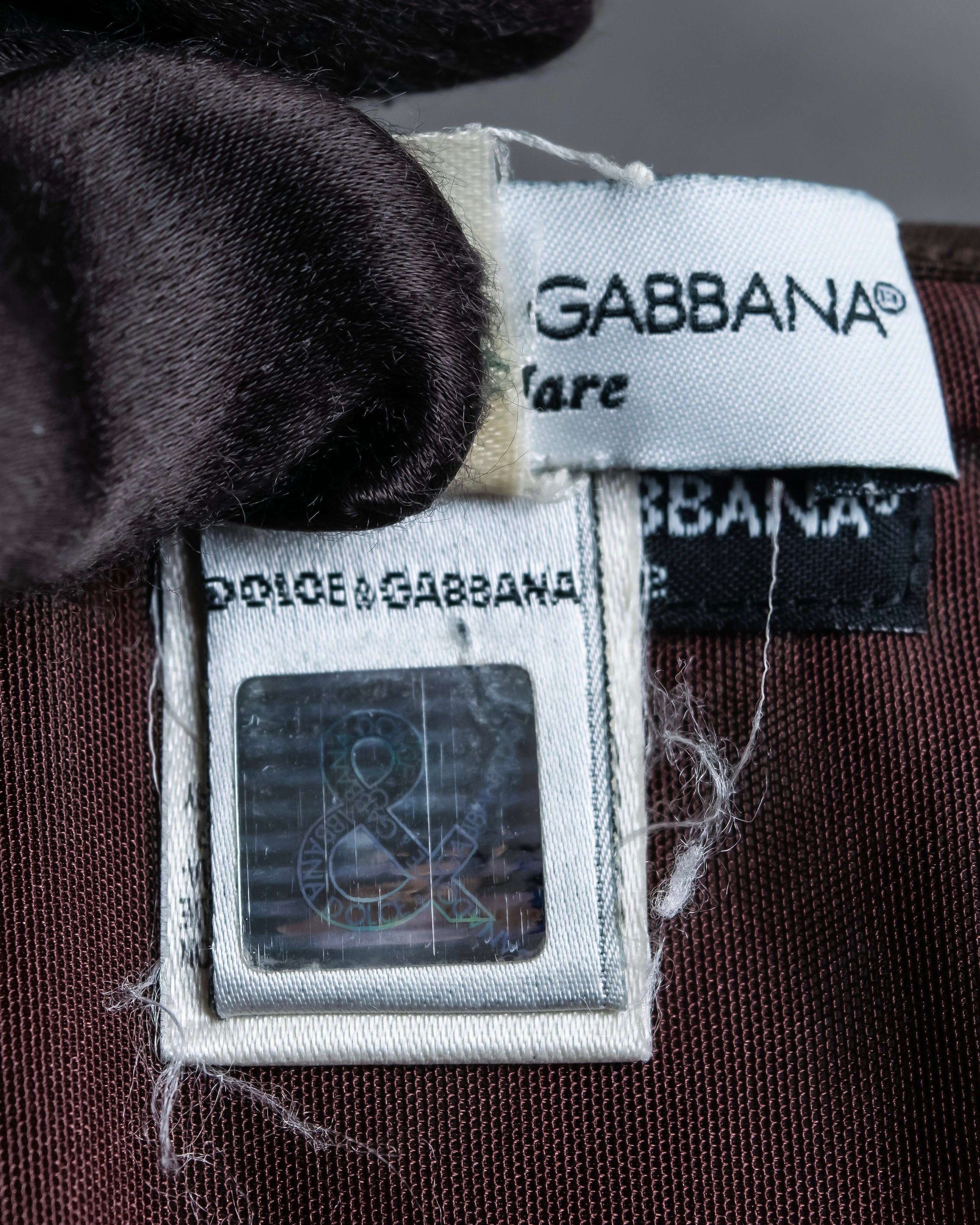 "DOLCE & GABBANA" Leopard print short cut and sew