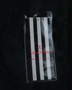 "VALENTINO MISS V" Late 80s botanical lace polo shirt