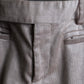 “GUCCI” silk blended corduroy flare pants
