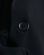 "GIORGIO ARMANI" 08’s-09’s Sharp pinstripe wool two button suit set