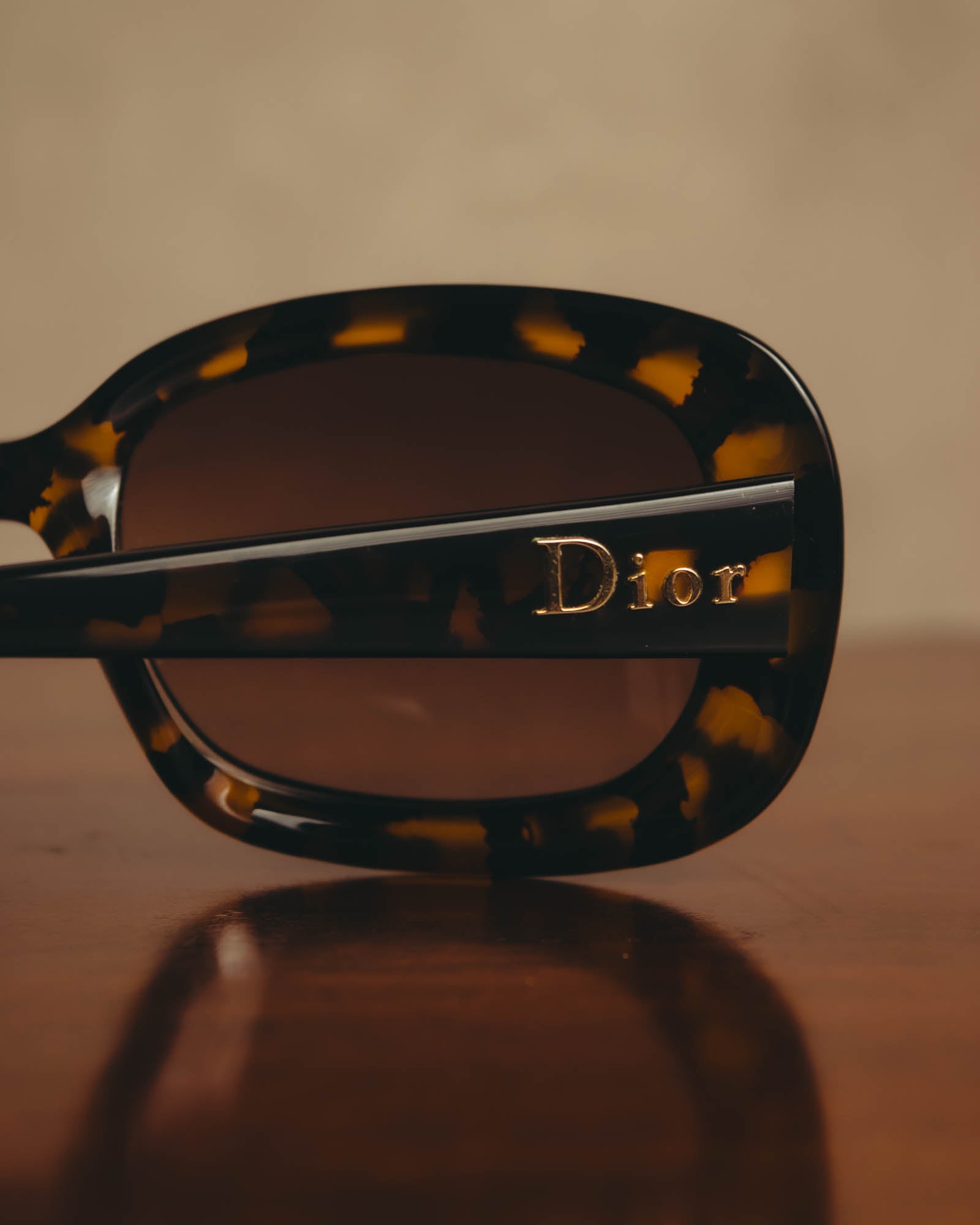 -SPECIAL- "Christian Dior" 90's Tortoiseshell oversized square sunglasses