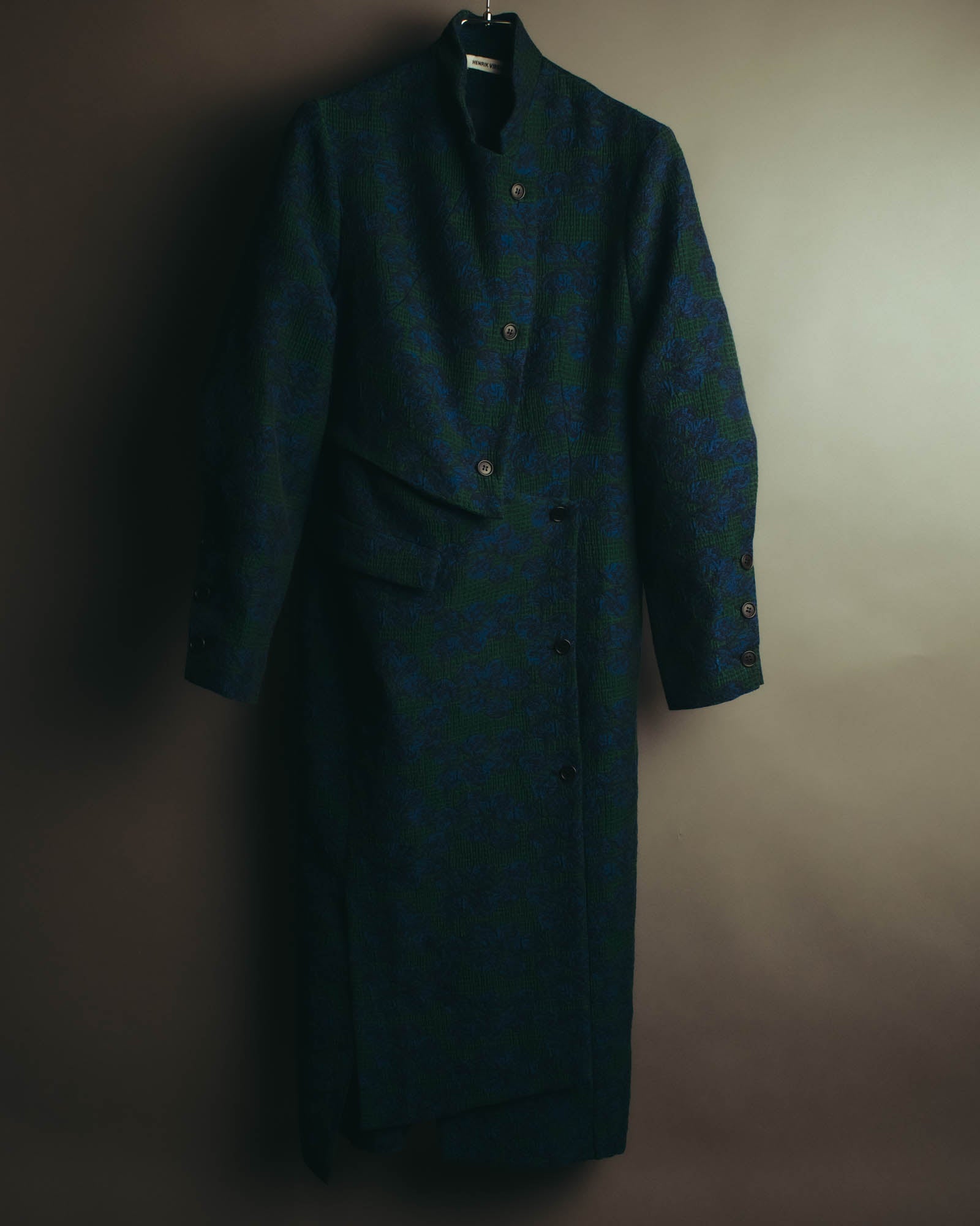"HENRIK VIBSKOV" 2020's Textured jacquard long coat