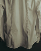 -SPECIAL- "PRADA" 10's-20's Stretch cotton silk-touch dress shirt