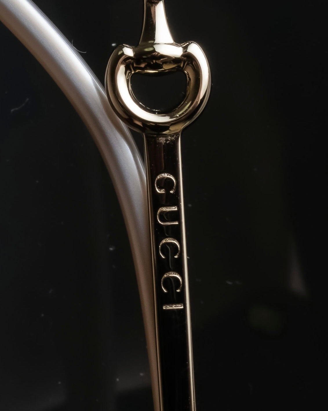 "GUCCI" Horsebit motif temple design big square frame sunglasses