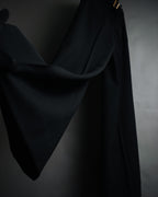 “FENDI” 90’s-00’s Sculpted V-back wide-leg trousers