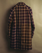 “sacai” 2010's Tartan wool cashmere padded hybrid coat