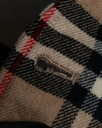 "BURBERRYS" Nova check pattern wool vest