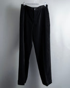 "ARMANI COLLEZIONI" Black corduroy relaxed set up