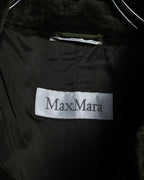 “Max Mara” 90’s-00’s metallic velour jacket