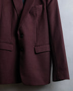 "DRIES VAN NOTTEN" Beautiful burgundy color tailored jacket