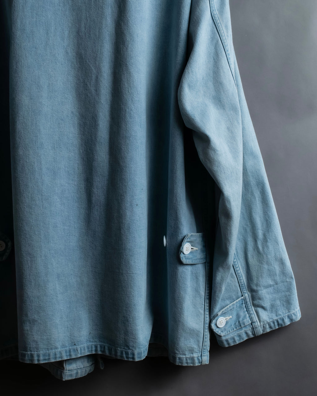 "COMOLI" Flap pocket design oversized denim jacket
