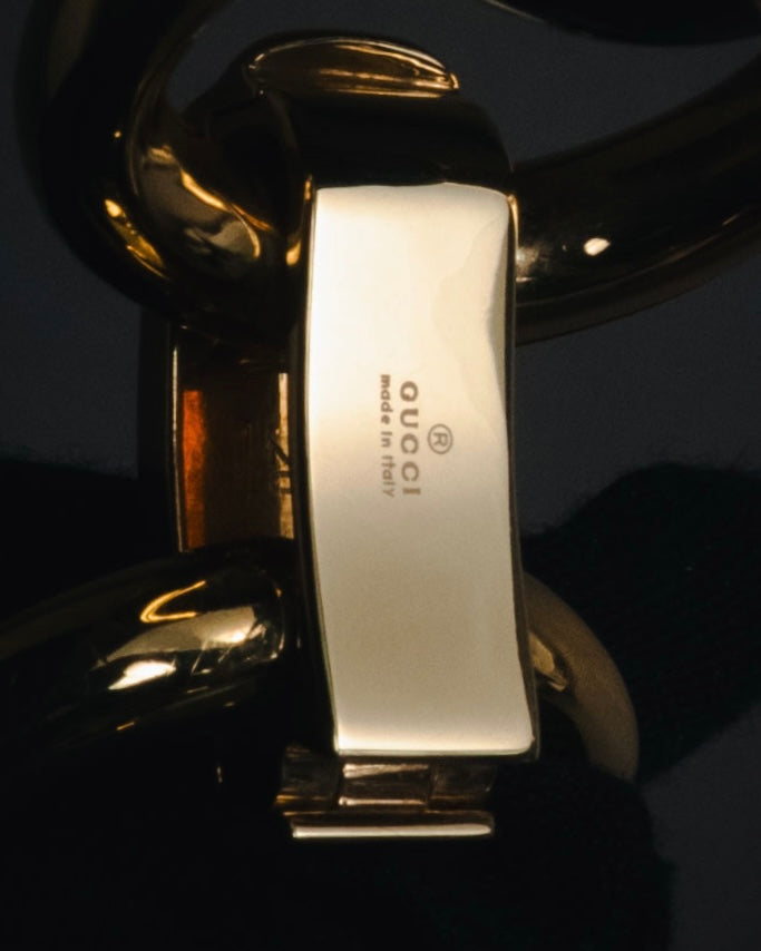 "GUCCI" 00’s Oversized horsebit link bracelet
