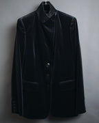 –SPECIAL– "HERMES"
00’s Velvet switchinglamb leather collar special tailored jacket