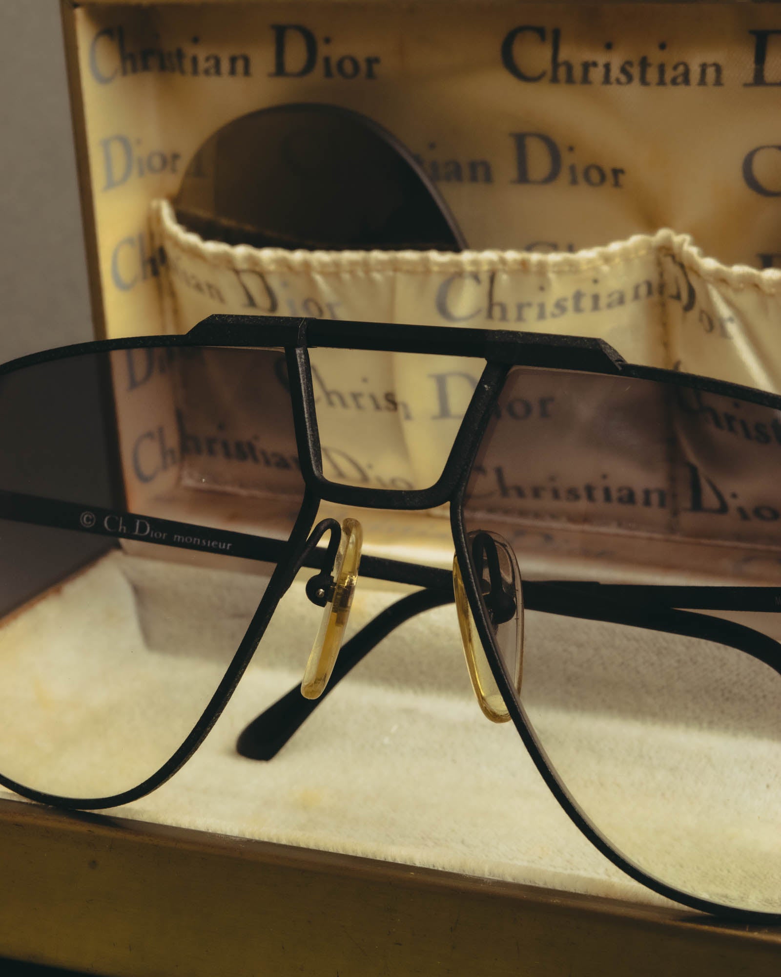 "Christian Dior" 80's Oversized aviator sunglasses