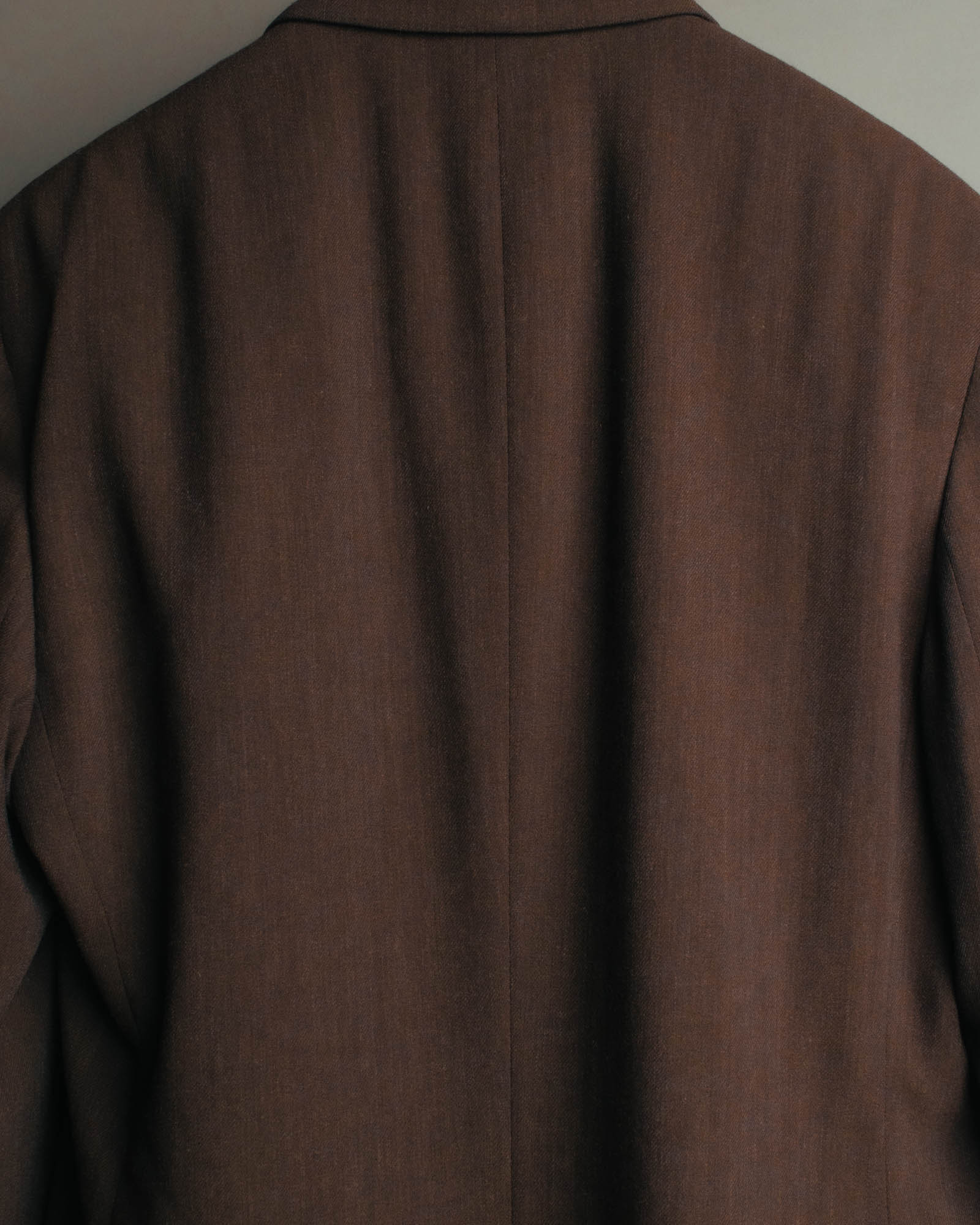 "Salvatore Ferragamo" 90's Shoe-motif gold button wool tailored jacket