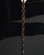 "CELINE" 80’s-90’s square stone pendant charm