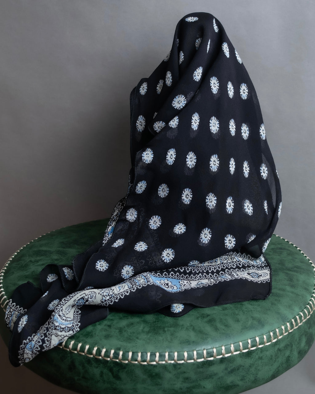 "Chloe" Small floral print super long stole