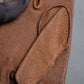 Vintage genuine leather camel brown gloves