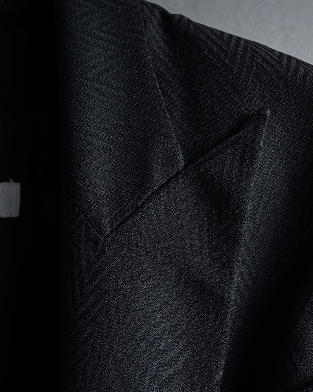 “Christian Dior” 90’s sculpted herringbone chester coat