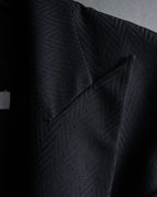 “Christian Dior” 90’s sculpted herringbone chester coat