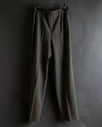 "HERMES" Margiela period silk wide straight slacks