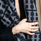 "HERMES" H pattern monotone color long stole