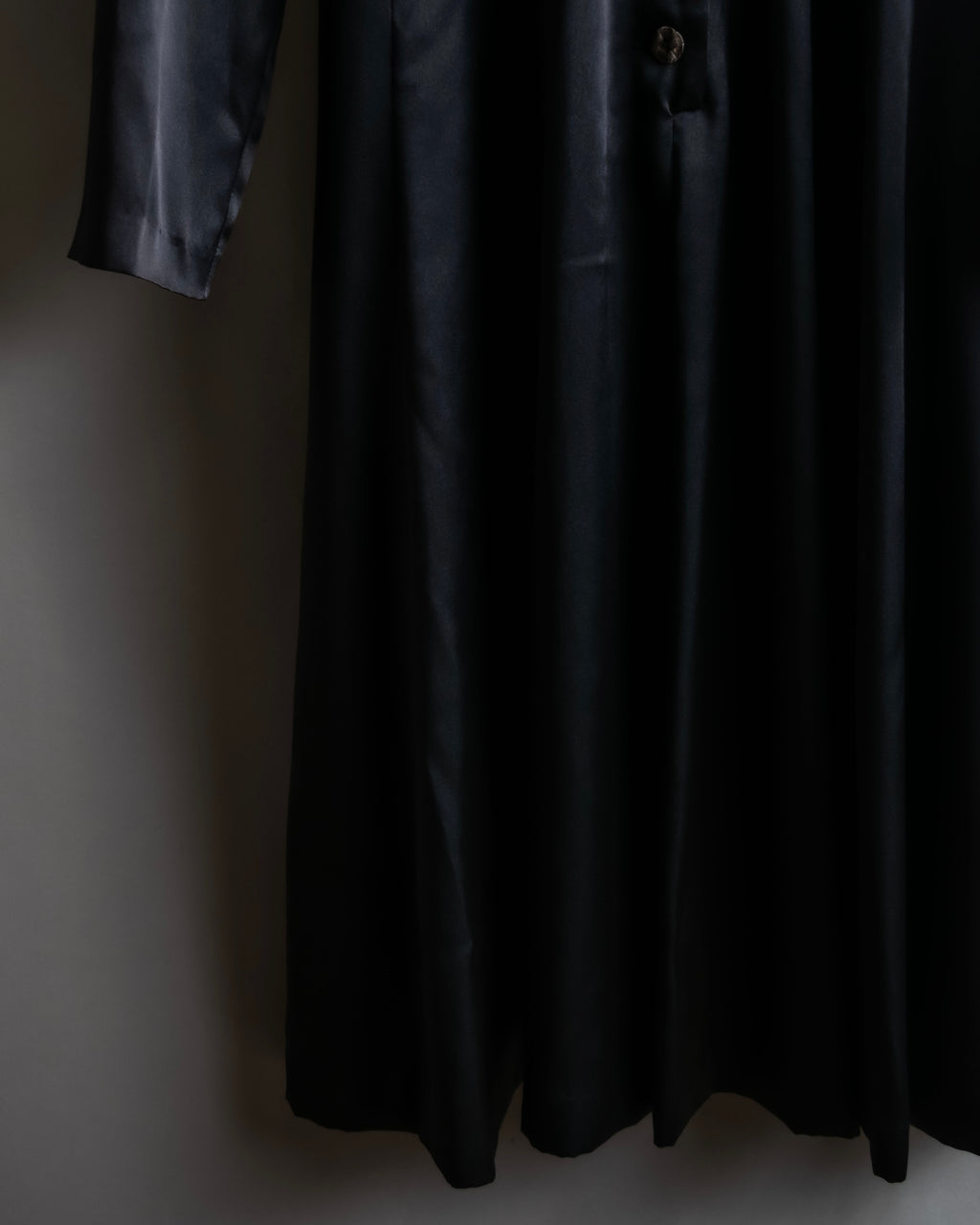 "JEAN PAUL GAULTIER" Beautiful glossy shirt dress