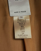 -SPECIAL- "CELINE" 80's-90's Black piped wool tailored jacket