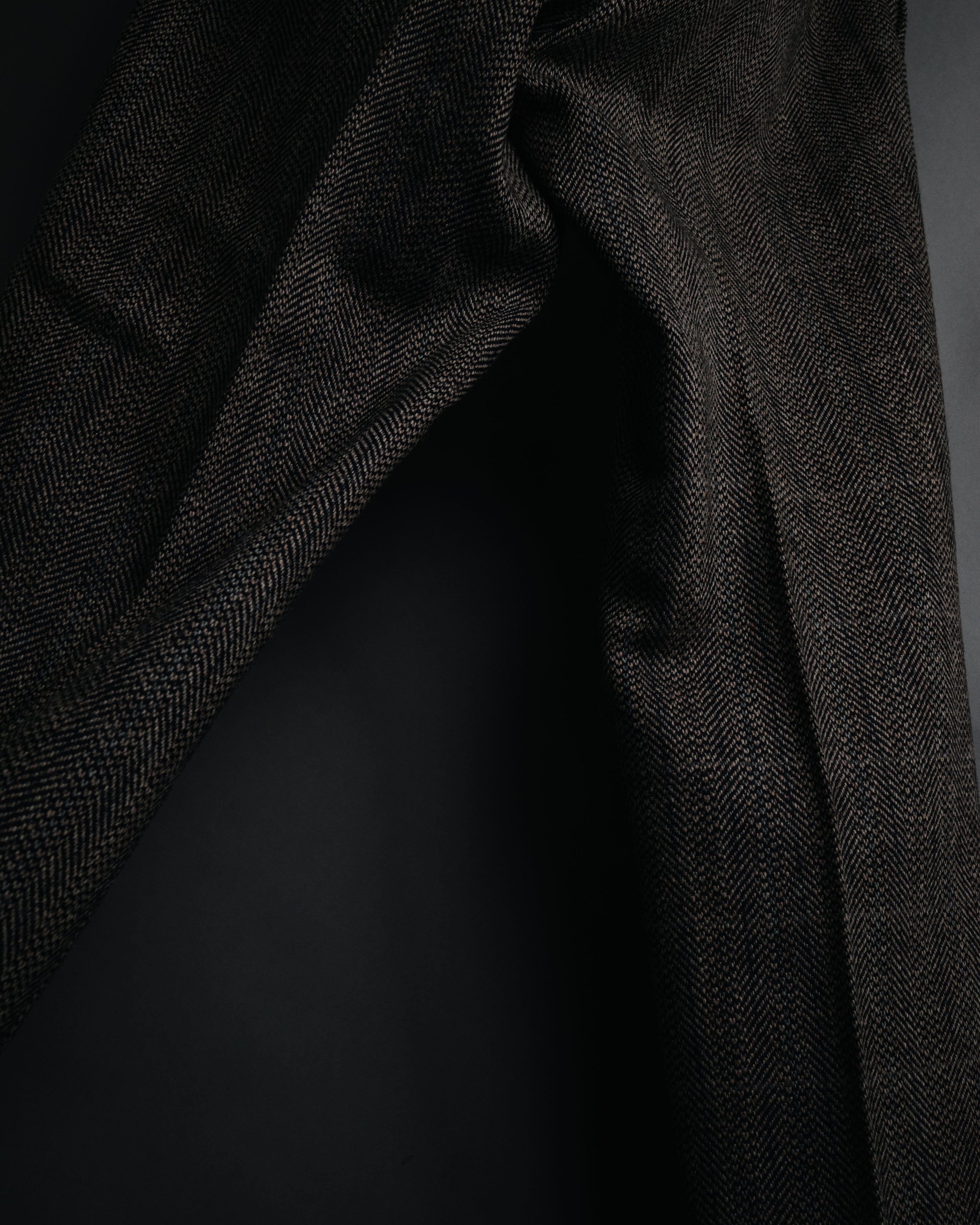 "Burberrys" 90’s Herringbone tweed wool suit set