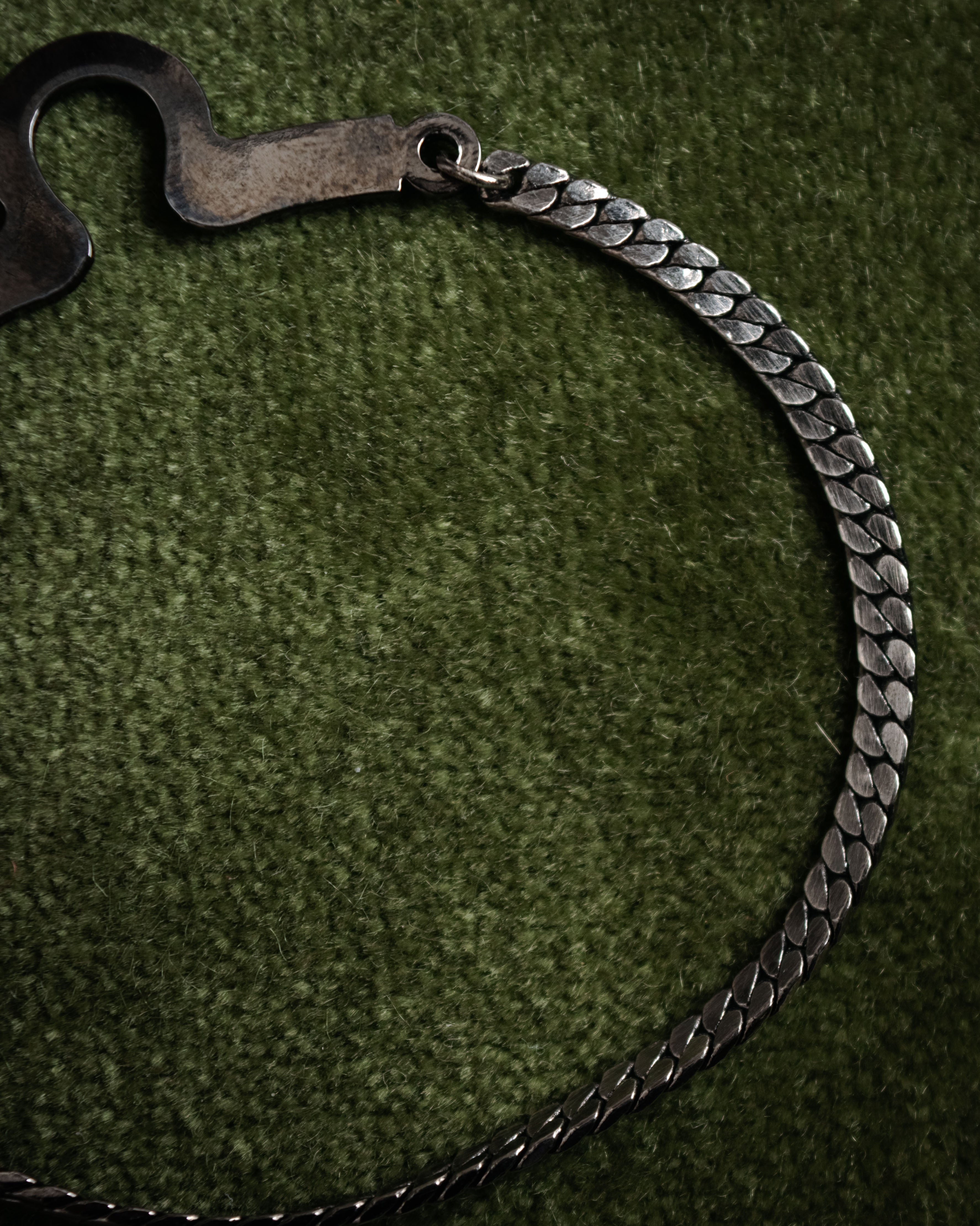 “Christian Dior” 70’s-80’s Horsebit motif chain bracelet