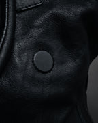 “Alexander McQueen” 2000’s Soft leather zip tote bag