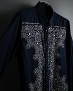 “GUCCI” 2011-12 Bandana panel print shirt