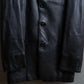 "ARMANI COLLEZIONI" 100% lamb leather oversized tailored jacket