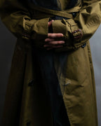 "MAISON MARGIELA" 20AW reconstructed tulle docking trench coat