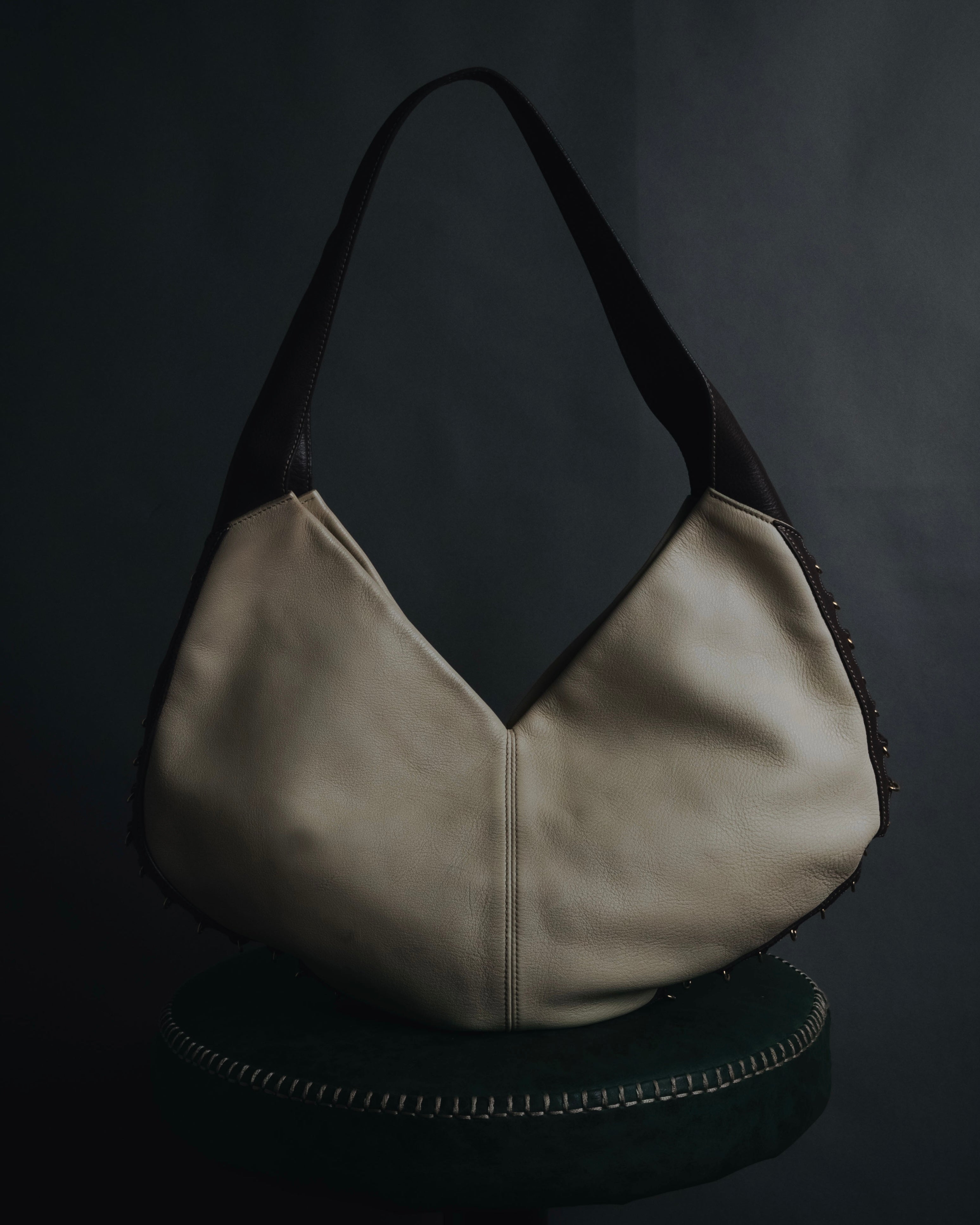 "LOEWE" 00’s lace-up nappa leather hobo bag