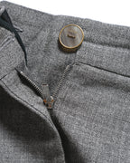 LOEWE/ 2019AW Two Tuck Wool Wide Shorts Gray