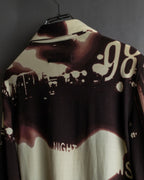 "JEAN PAUL GAULTIER" City night view graphic shirt