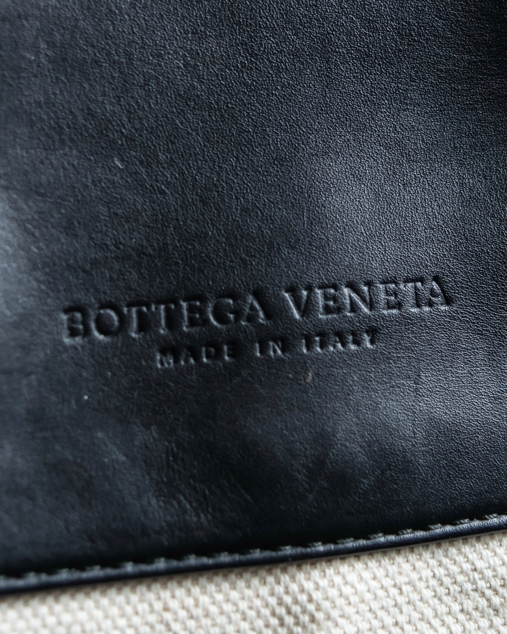 "BOTTEGA VENETA" 19AW Canvas & leather combination 2way bag