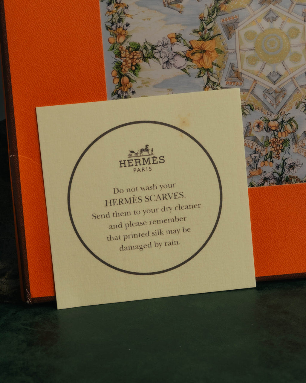 "HERMÈS" 00's Au pays de cocagne silk scarf