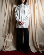 "JEAN PAUL GAULTIER" Cotton poplin stand-collar white shirt